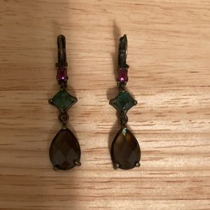 Multi-Colored Stone Earrings